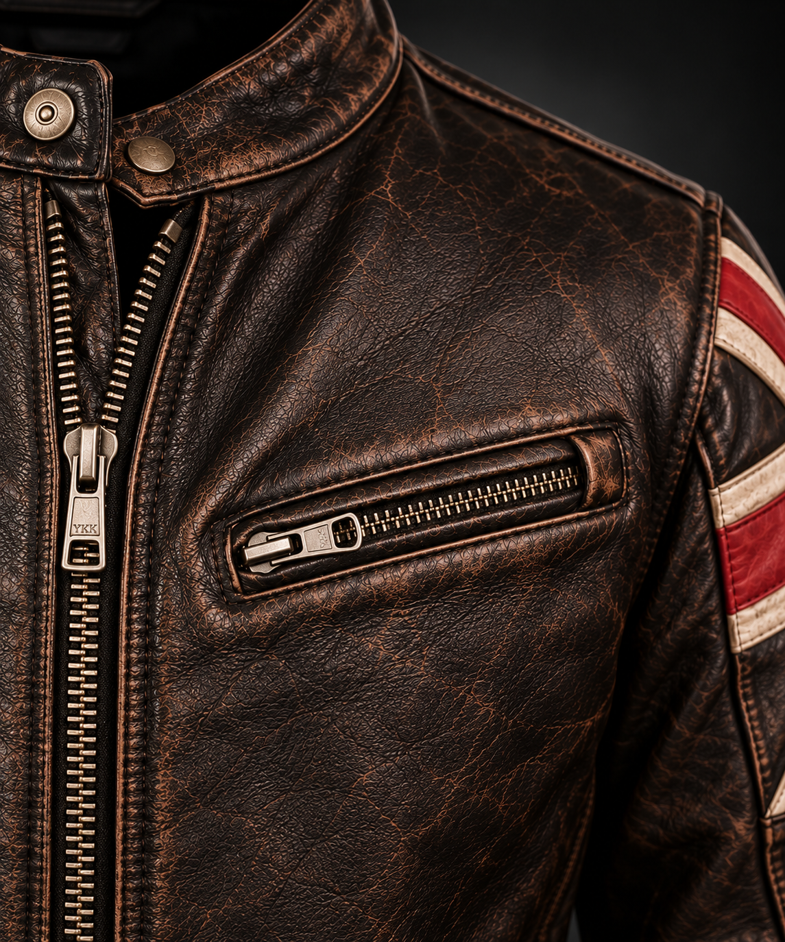 The Racer — Men’s Leather Jacket