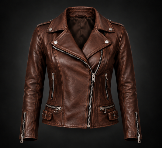 The Classic — Women's Leather Jacket