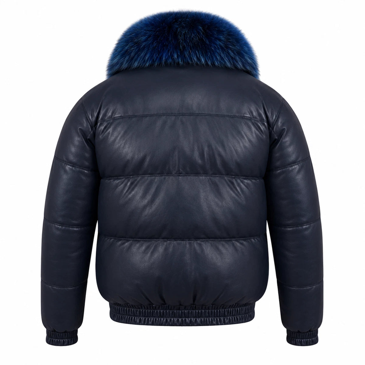 Men's Sheepskin Puffer Bomber Jacket