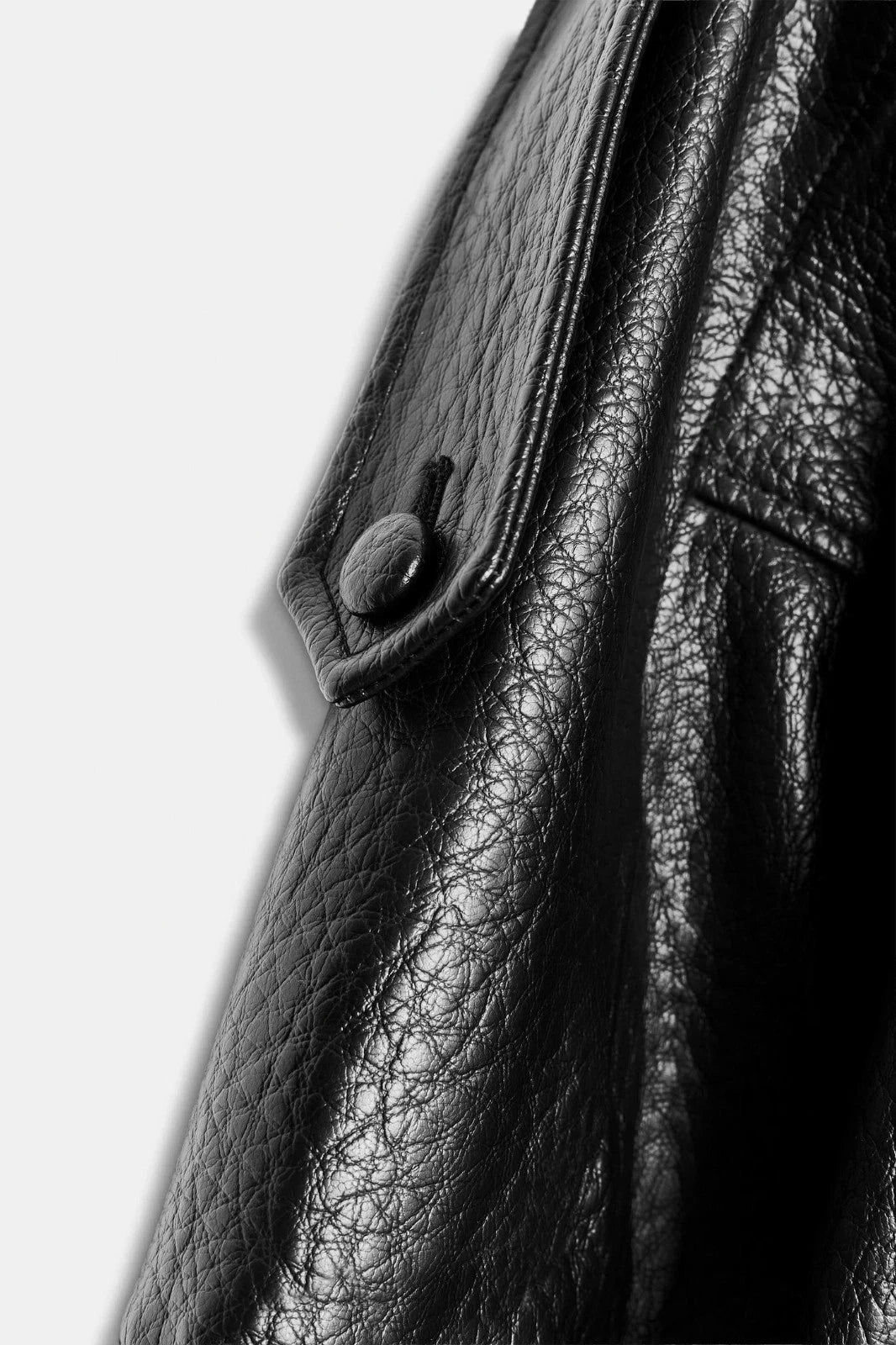 Women's Black Sheepskin Leather Oversized Bomber Jacket