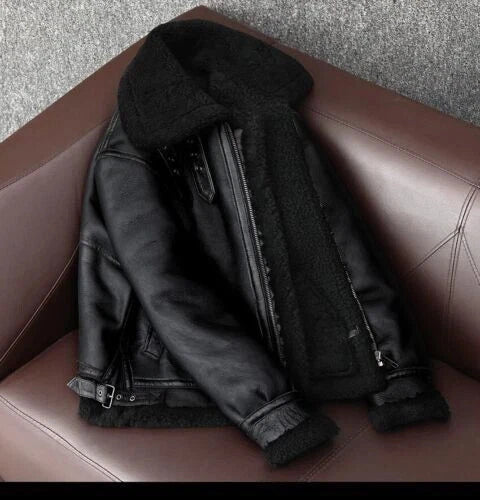 Men's B3 Aviator Leather Bomber Jacket