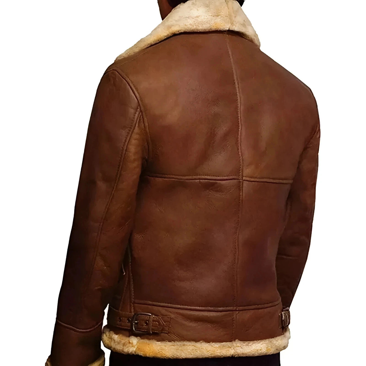 Men's Brown RAF B3 Sheepskin Bomber Jacket