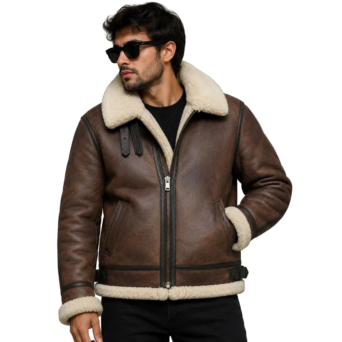 Men's B3 Bomber Lambskin Pilot Jacket
