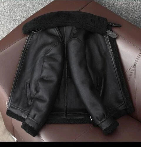 Men's B3 Aviator Leather Bomber Jacket