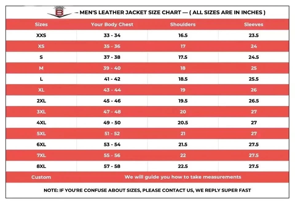 Men's B3 Aviator Leather Bomber Jacket