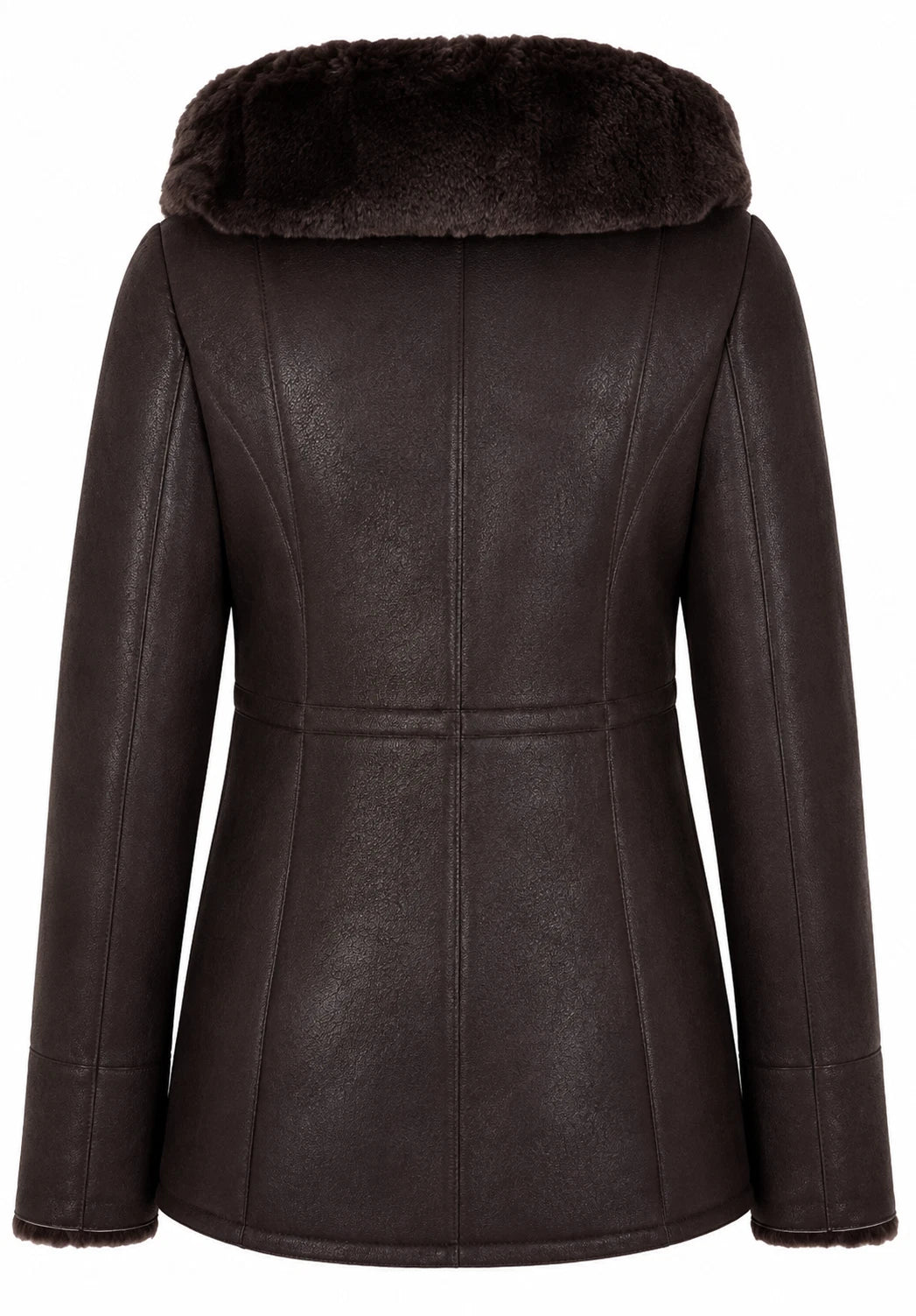 Women's Dark Berry Sheepskin B3 Jacket